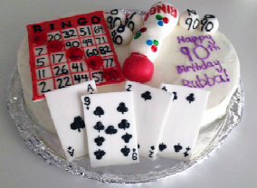 Bingo & Cards Cake 